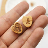 Hand-Carved Olive Wood Bracelet Beads for Jewelry Making