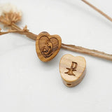 Hand-Carved Olive Wood Bracelet Beads for Jewelry Making