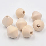 30mm Natural Wood Loose Beads for DIY Jewelry Making 5pcs
