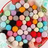 Kovict 20/30Pcs Wooden Beads for DIY Jewelry Necklace