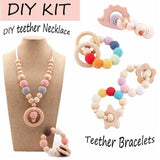 Kovict 20/30Pcs Wooden Beads for DIY Jewelry Necklace