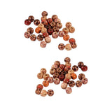 200pcs Colored Wooden Beads Large Hole Painted Round Beads DIY Craft Beads