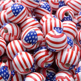 16mm Wooden Sports Beads for Crafts DIY Bracelet Making