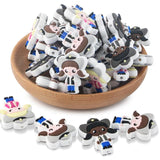 Cartoon Dinosaur Cow Pig Silicone Beads DIY Jewelry Making Bracelet