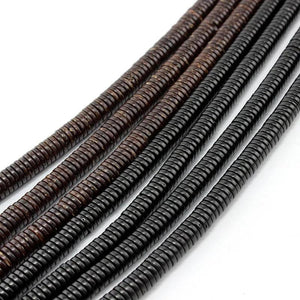 100pcs Brown Natural Wood Coconut Shell Beads for DIY Jewelry Making