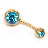 10PCS Crystal Bohemian Belly Button Rings