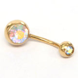 10PCS Crystal Bohemian Belly Button Rings