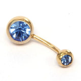 10PCS Crystal Bohemian Belly Button Rings
