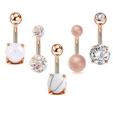 14G Dangle Belly Rings Set Bulk Navel Piercing Sexy Belly Button Ring Lot
