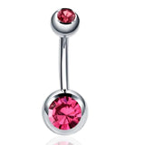 32 Pcs Multicolor Stainless Steel Belly Button Rings Navel Piercing