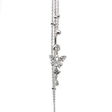 CZ Butterfly Dangling Belly Chain Body Piercing Jewelry