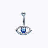 Turkey Evil Eyes Navel Ring Barbell Bell Button Ring