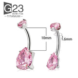 Surgical Belly Ear Piercing Titanium Goth Septum Body Jewelry