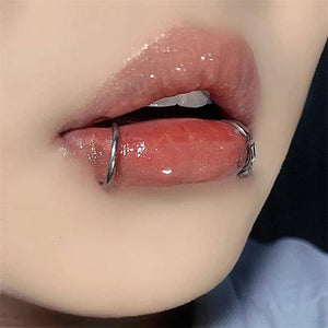 Punk Titanium Lip Ring Nose Studs Belly Button Earrings