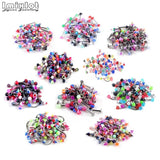 50/100PCS Acrylic Surgical Steel Body Piercing Jewelry Lot Bulk