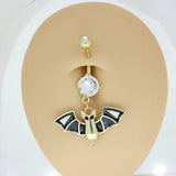 Bat Belly Button Ring Navel Stud Halloween Body Jewelry