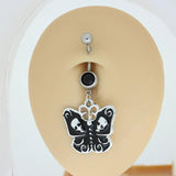 Bat Belly Button Ring Navel Stud Halloween Body Jewelry