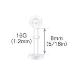 Retainer Plastic Acrylic Straight Curved Piercing Kit