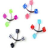 110pc Multicolor Body Piercing Jewellery Mixed Lip Eyebrow Belly Tongue Bar Rin
