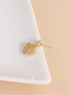 Hypoallergenic Nose Ring Stud CZ or Ball Nose Jewelry