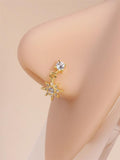 Hypoallergenic Nose Ring Stud CZ or Ball Nose Jewelry