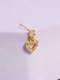 Hypoallergenic Nose Ring Stud CZ or Ball Nose Jewelry