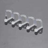 50PCS Transparent Navel Ring Septum Piercing Clip Jewelry
