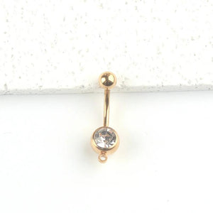 14G Stainless Steel Navel Ring DIY Body Jewelry Belly Piercing Accessories
