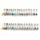 14G Stainless Steel Navel Ring DIY Body Jewelry Belly Piercing Accessories
