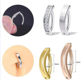 14G Titanium Belly Button Navel Ring