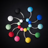 Colorful Navel Ring Belly Button Rings Stud Women Body Jewelry 14G