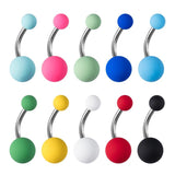 Colorful Navel Ring Belly Button Rings Stud Women Body Jewelry 14G