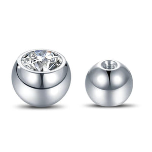 10Pcs G23 Titanium Spare Balls 16G 14G Body Jewelry