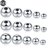 10Pcs G23 Titanium Spare Balls 16G 14G Body Jewelry