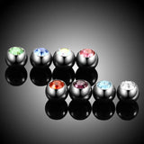 10Pcs G23 Titanium Spare Balls 16G 14G Body Jewelry