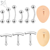 925 Sterling Silver Navel Piercing Minimalist Belly Ring