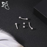 925 Sterling Silver Navel Piercing Minimalist Belly Ring