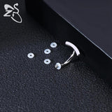 925 Sterling Silver Navel Piercing Minimalist Belly Ring