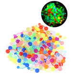 100pcs Luminous Belly Piercings Ball Navel Ring Set 14G