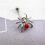 Spider Belly Navel Piercing Surgical Steel