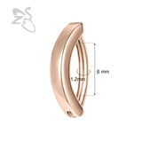 Crystal Belly Ring Plated Navel Piercing for Women