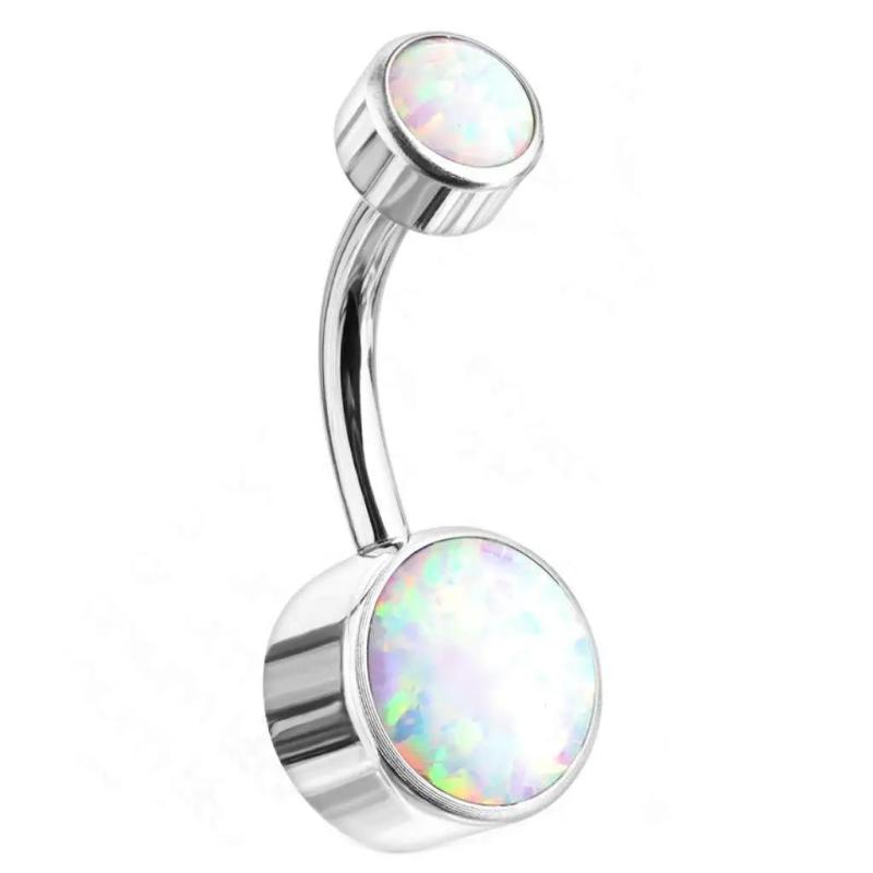 Stylish Opal Multicolor Belly Button Rings for Women