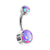 Stylish Opal Multicolor Belly Button Rings for Women