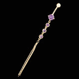 Long Tassel Round Zircon Belly Button RingS Body Piercing Navel Crystal Button
