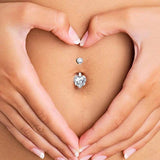 G23 Titanium PIERC Navel Piercing Dangle Belly Button Ring