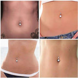 G23 Titanium PIERC Navel Piercing Dangle Belly Button Ring