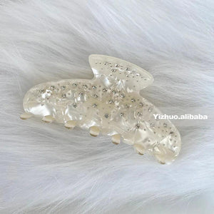 Retro Rhinestone Hair Clip Acrylic Women's Hair Accessories