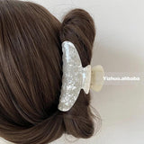 Retro Rhinestone Hair Clip Acrylic Women's Hair Accessories