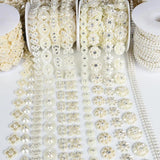 Pearl Beaded Chain Trim Garland Strand for Door Curtain Wedding Decoration