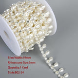 Pearl Beaded Chain Trim Garland Strand for Door Curtain Wedding Decoration